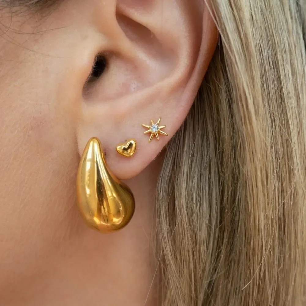 Bottega inspired stud earrings A193